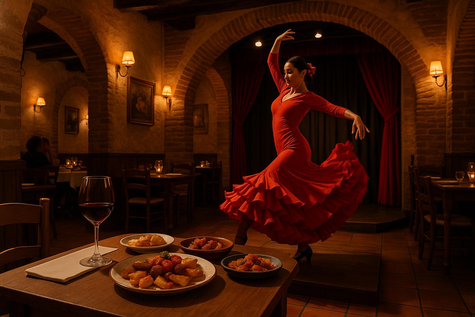 Najlepsze miejsca na flamenco z kolacją w Barcelonie